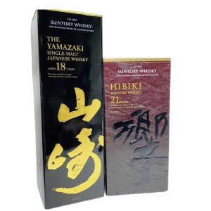 SUNTORY(サントリー) ジャパニーズウイスキー　響21年／山崎18年