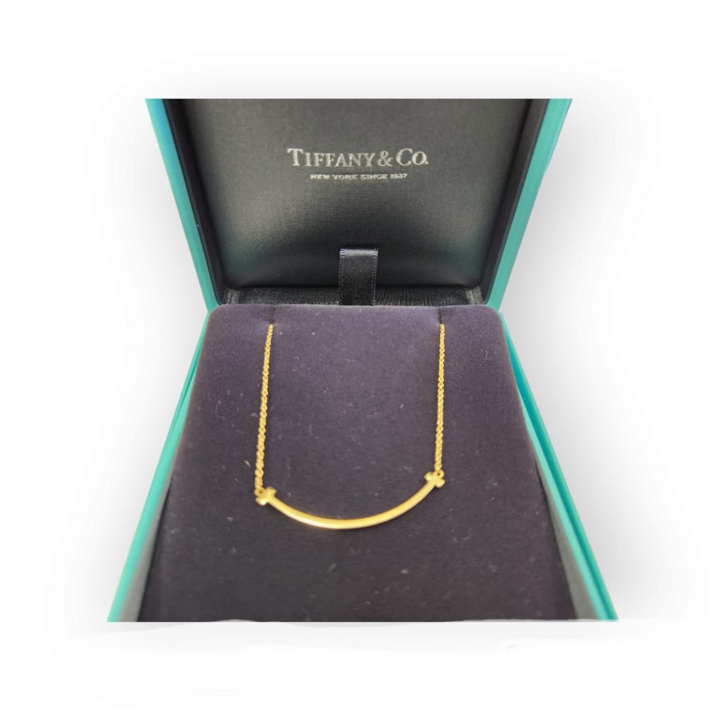 Tiffany&Co. ティファニー Tスマイルネックレス 750