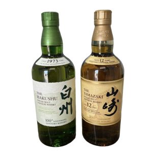 山崎12年 白州NV ジャパニーズウィスキーおまとめ