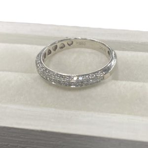 Pt950 メレダイヤモンド リング