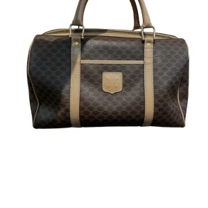 CELINE　マカダム柄　ボストンバッグ　