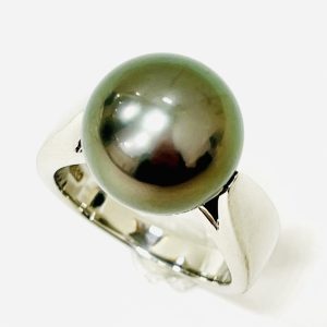 Pt900 パール15ct付きリング