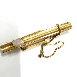 K18 オパール付きネクタイピン