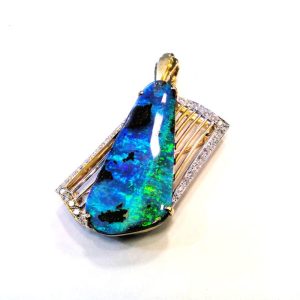 K18/Pt900 オパールトップ