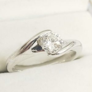 ダイヤモンド 0.33ct Pt900 リング プラチナ