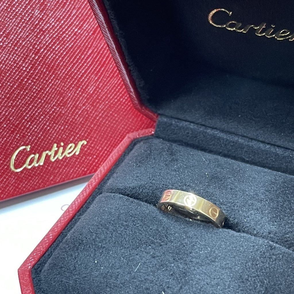 カルティエ ラブリング 48 YG Cartier K18 750の買取実績 | 買取専門店 ...