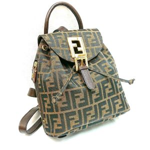 FENDI フェンディ ズッカ柄 キャンバス リュック