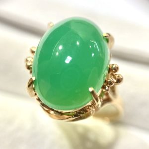 K18(18金) ヒスイ リング