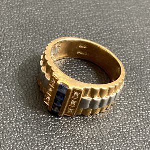 K18/Pt900コンビリング