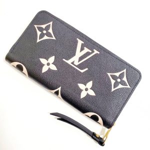 LOUIS VUITTON ルイヴィトン ジッピーウォレット バイカラーモノグラム アンプラント レザー