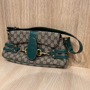 GUCCI グッチ ショルダーバッグ GGキャンパス ホースビット柄