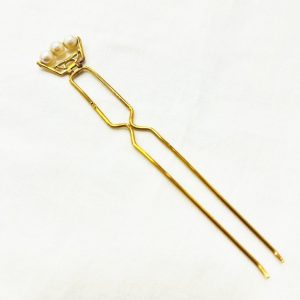 K18 18金 パール付き かんざし