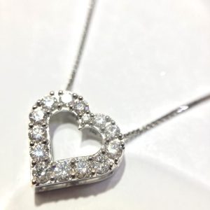 K18WG メレダイヤ ネックレス