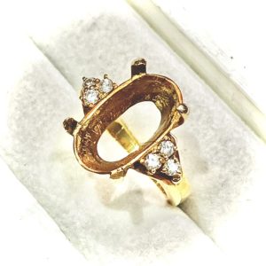 K18(18金)メレダイヤリング