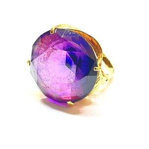 K18/18金 アメジスト リング