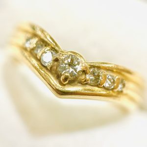 K18 メレダイヤリング