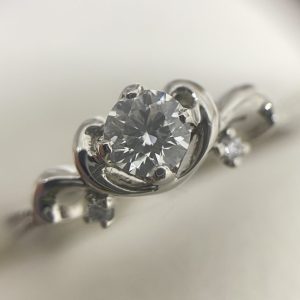 Pt950(プラチナ950) ダイヤモンド0.47ct付きリング