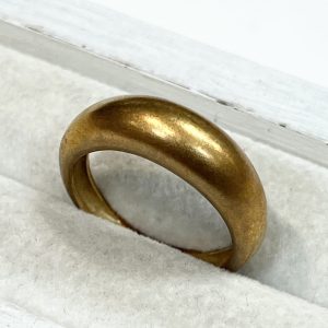 K18 18金 甲丸リング