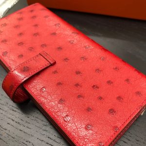 エルメス べアンスフレ 長財布 ルージュアッシュ