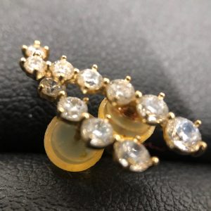 k18ダイヤモンド付きピアス