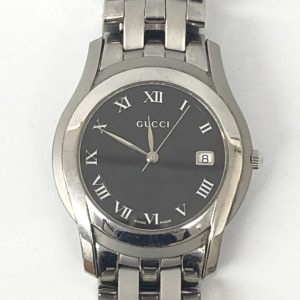 GUCCI グッチ 5500M 黒文字盤 レディースクオーツ腕時計 不動｜前橋市古市町