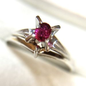 Pt900 ルビーリング