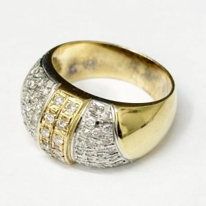 K18 Pt850 ダイヤモンドリング アクセサリー