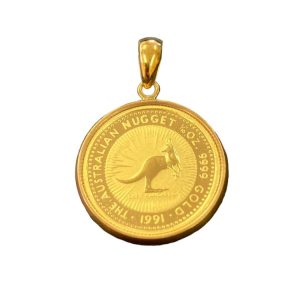 カンガルー金貨 1991 ペンダントトップ