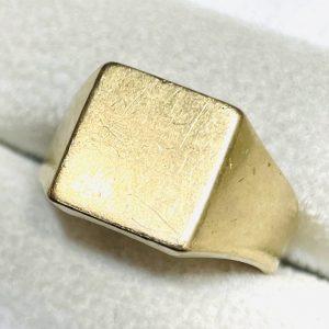 K18 18金 印台リング 指輪 アクセサリー