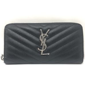 YSL イヴ・サンローラン ラウンドジップ 長財布