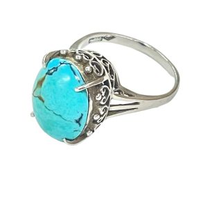Pm850 ターコイズ付きリング