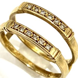 K18 メレダイヤ付きリング