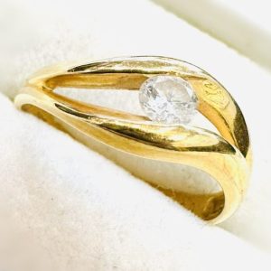 K18 ダイヤモンドリング