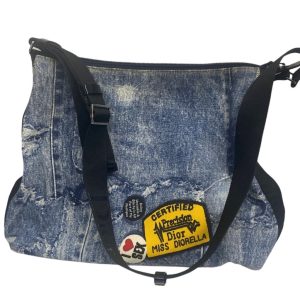Christian Dior(クリスチャン ディオール)　デニムプリント　ショルダーバッグ　MU0061