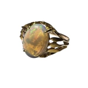 K18 　オパール付きリング　