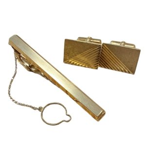 K18 ネクタイピン カフスボタン