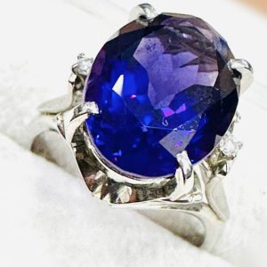 Pt850 アメジスト リング