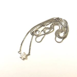 Pt850 ダイヤモンド ネックレス プラチナ850