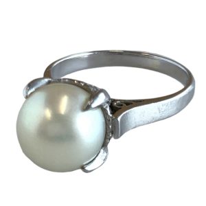 Pt850(プラチナ) パールリング