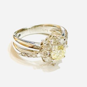Pt900 プラチナ900 ダイヤ1ct リング