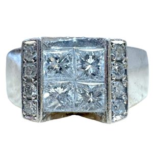 Pt900 リング メレダイヤ1.00ct
