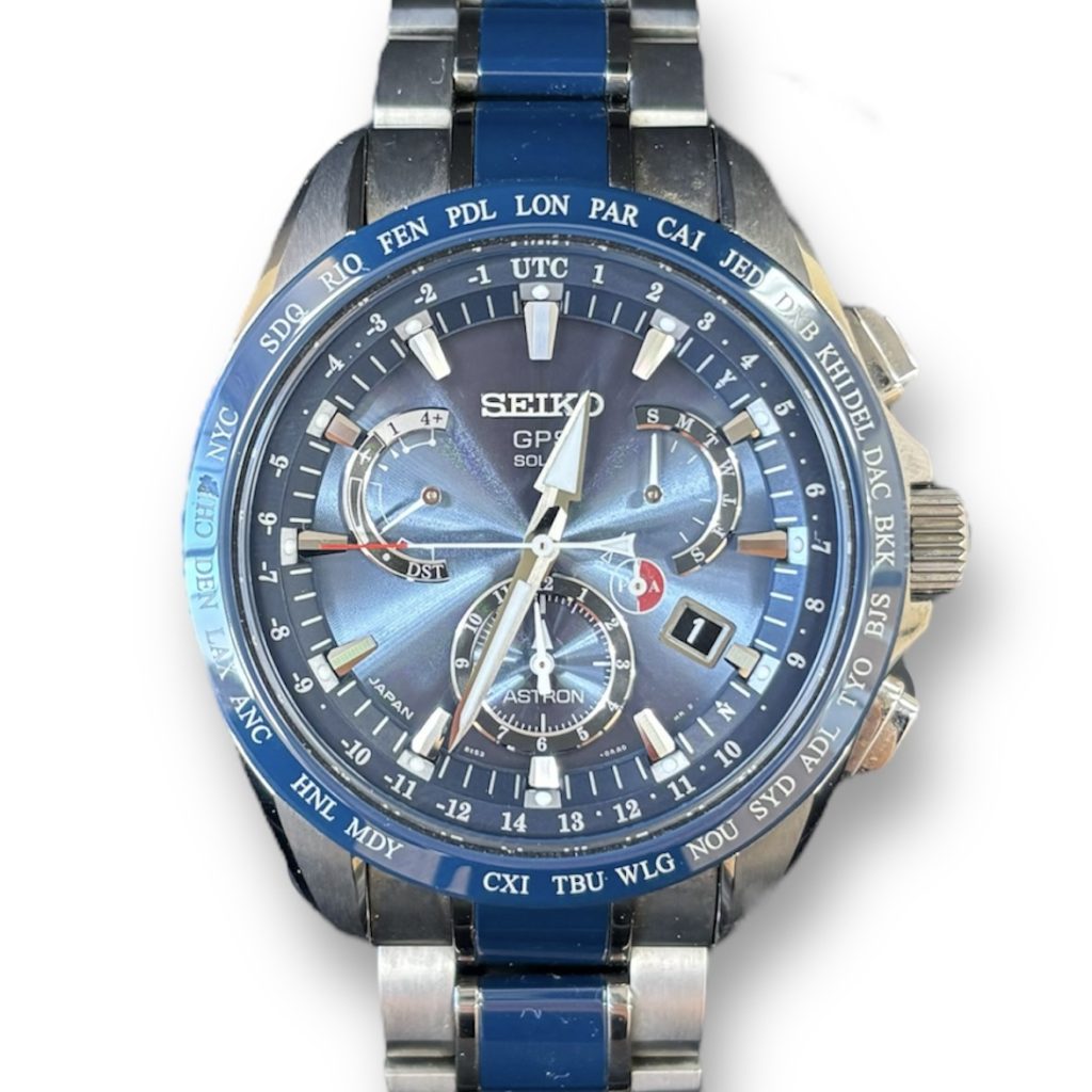 セイコー SEIKO アストロン 腕時計 不動品の買取実績 SEIKO クロノ 