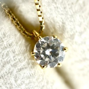 K18 ダイヤ0.504ct付き ネックレス