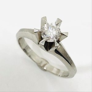 Pt900 ダイヤモンド0.51ct付きリング