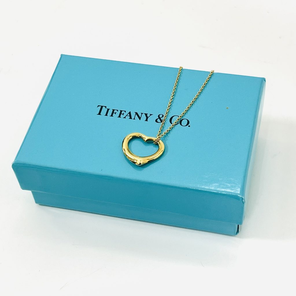Tiffany ティファニー 750 オープンハートネックレス