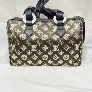 ルイヴィトン スピーディ 30 モノグラム スパンコール ゴールド Louis Vuitton LV