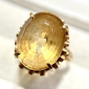 K18(18金) シトリン リング