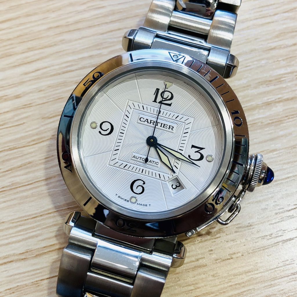 パシャ ドゥ カルティエ W31031H3 オートマチック腕時計の買取実績 