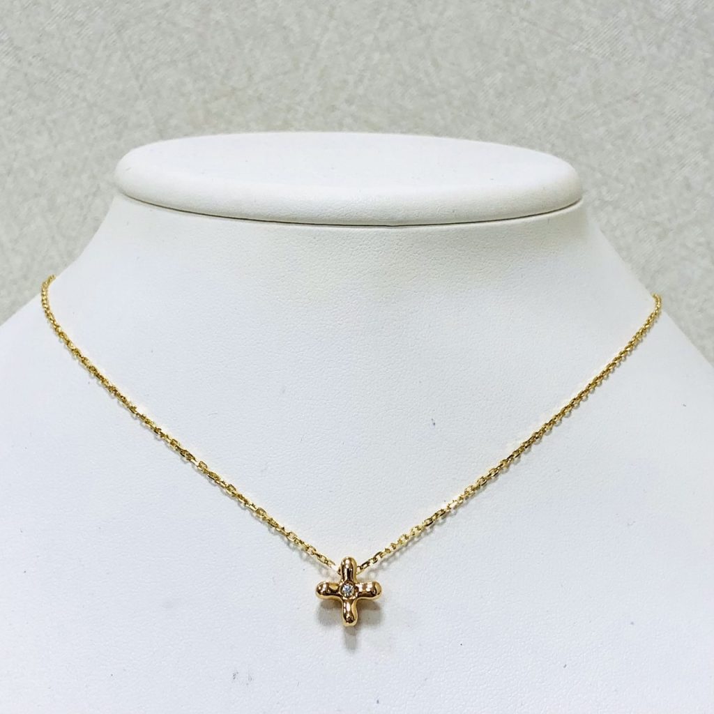 ミキモト K18 メレダイヤ0.02ct付きネックレスの買取実績 | 買取専門店  