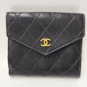 CHANEL シャネル Wホック財布 ビコローレ 黒|北群馬郡榛東村